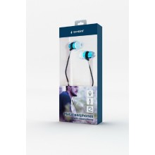 In-Ear oordopjes met microfoon "Turquoise"