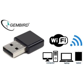 Wirelles Lan Adapters TP-Link Gembird Mini WiFi Adapter 300 mpbs
